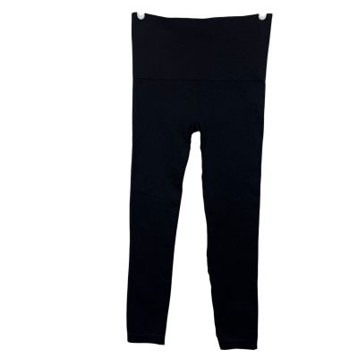 Women's Spanx Anthropologie Black Look At Me Now Tummy Control Stretch Legging L